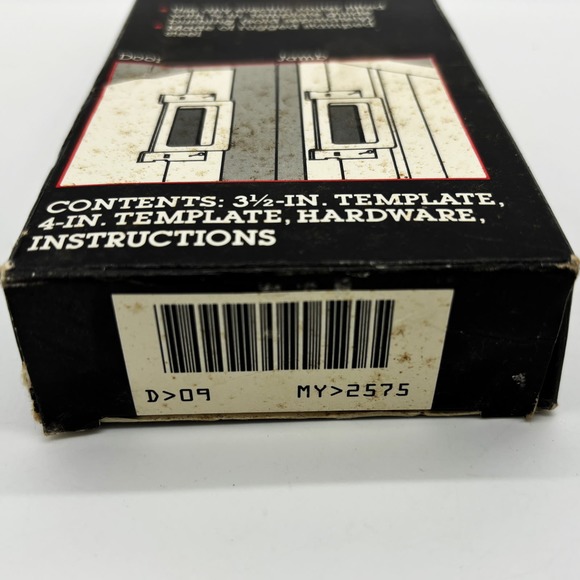 Vtg Sears Craftsman Butt Hinge Template 2575 Door Jamb 4" Size Only Mortise Cut - Picture 5 of 7